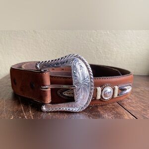 Vintage Tony Lama Western belt, Sierra Madre 7719L, 36